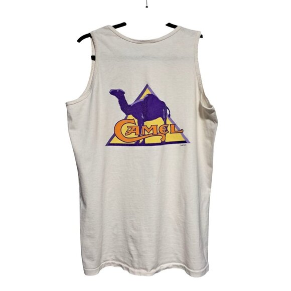 Camel Other - Single Stitch Joe Camel Tank Top Adult XL Mens Womens Unisex Tobacciana 90s Vint
